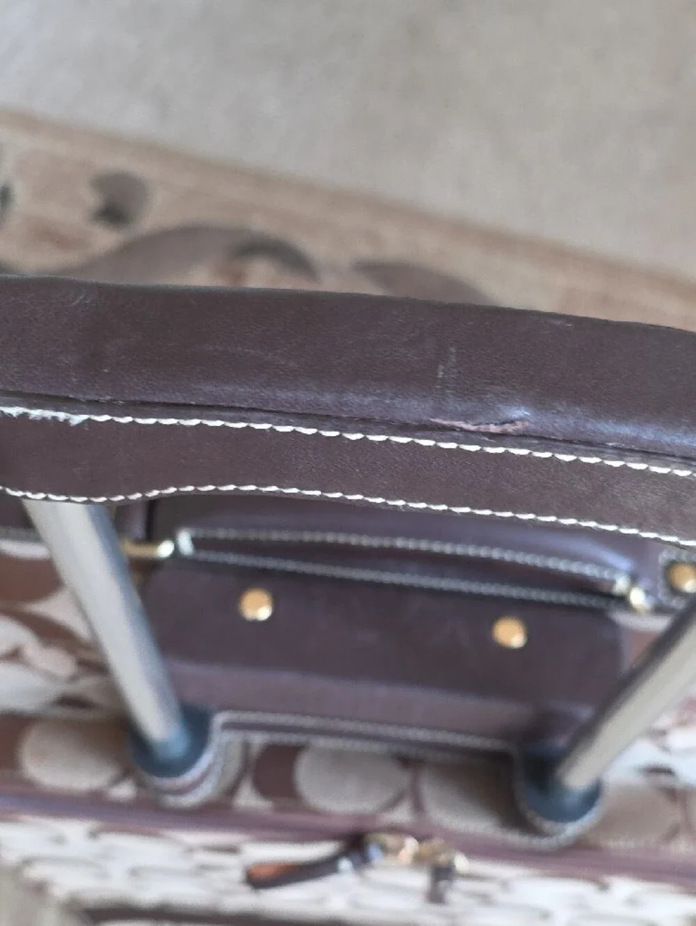 Coach Signature Carry-On Spinner Luggage - Picture 6 of 13